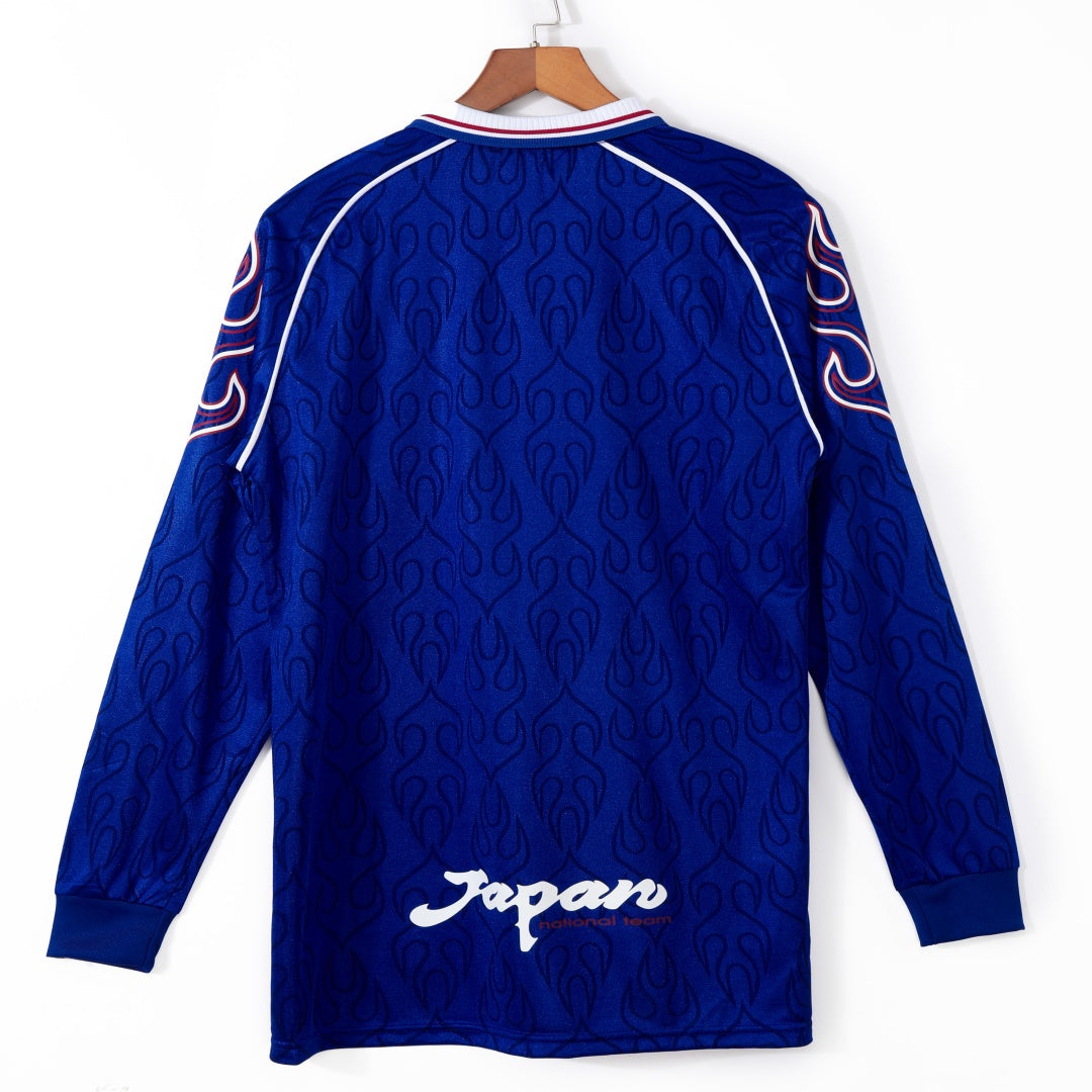 1998 Maillot japon Domicile Rétro Manches Longues