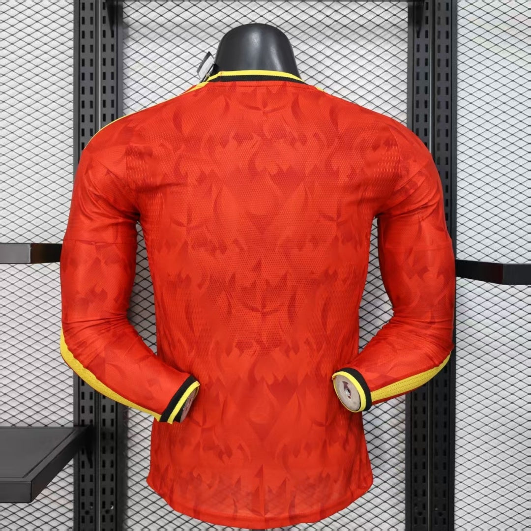 Maillot 25/26 Belgique Domicile player Manches Longues