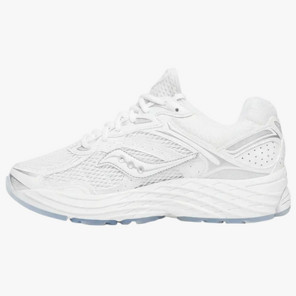 saucony progrid omni 9 white silver - unisexe