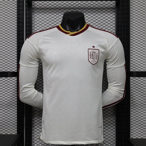 Maillot 2026 Espagne Extérieur player Manches Longues