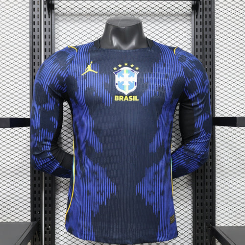 Maillot 2026 Brésil Extérieur player Manches Longues