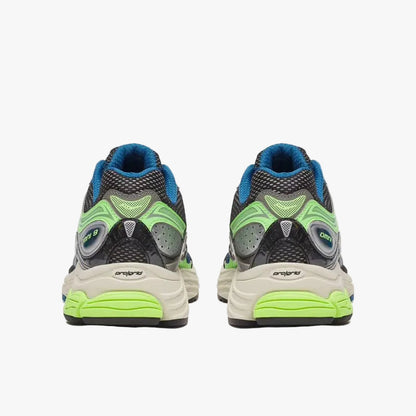 saucony progrid omni 9 blue lime - unisexe