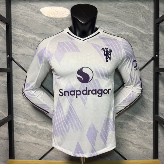 Maillot 25/26  Manchester United Extérieur player Manches Longues
